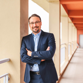 Prof. Dr. Thomas Rachfall arbeitet als HAW-Professor an der Hochschule Merseburg