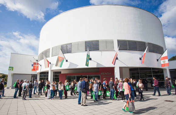 Der Campus der Hochschule Magdeburg-Stendal in Magdeburg